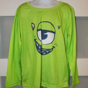 Disney Pixar Monsters University Pajama Shirt Size M 7/8 Boy's NWOT